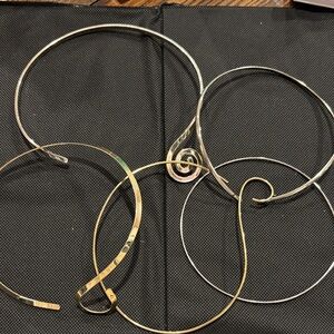 Choker bundle silver & gold